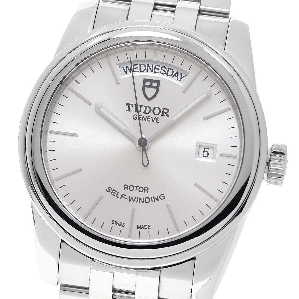 チュードル TUDOR 56000 グラマー デイトデイ 自動巻き メンズ 保証書付き_966373