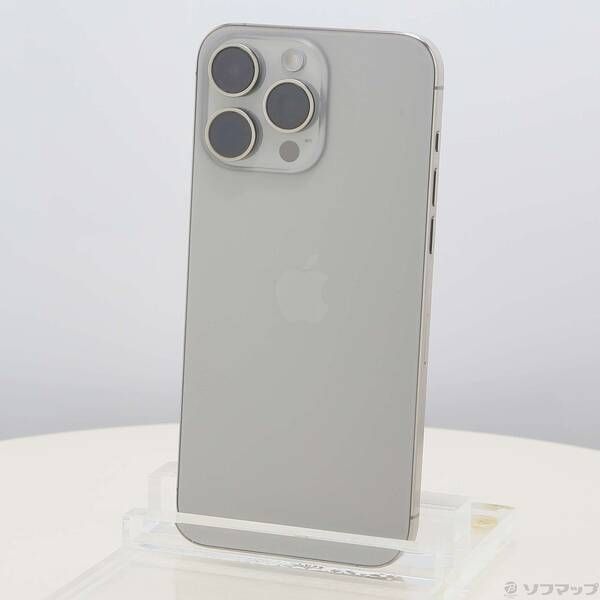ソフマップ 〔中古品〕 iPhone15 Pro Max 256GB ナチュラルチタニウム MU6R3J／A SIMフリー【258】