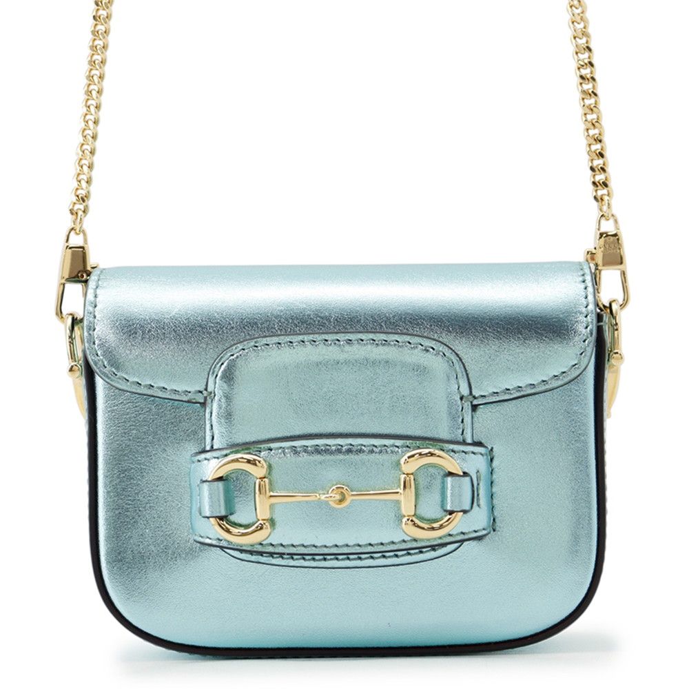 グッチ チェーンショルダーバッグ ホースビット 1955 ナノ レザー 760253 GUCCI