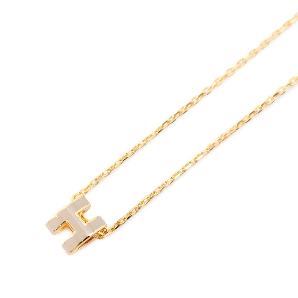 エルメス ネックレス ミニ・ポップアッシュ マロングラッセ/ゴールド金具 HERMES アクセサリー 52,620円