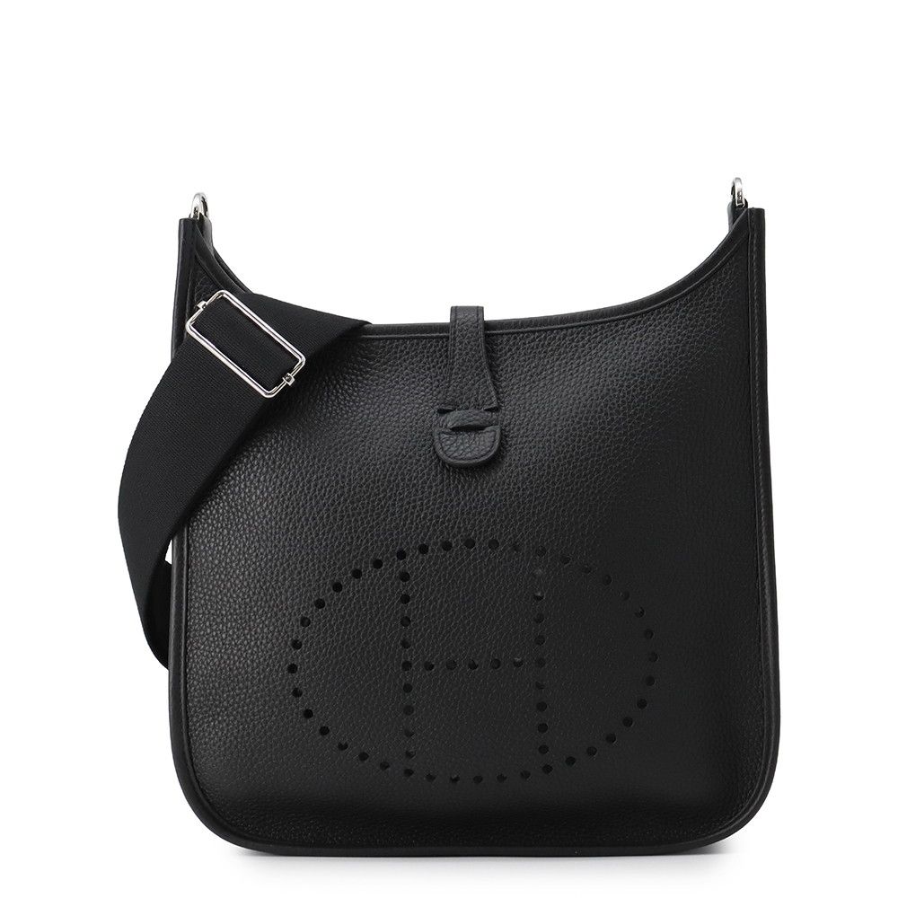 エルメス ショルダーバッグ エブリン3 PM ブラック/シルバー金具 トリヨンクレマンス Z刻印 黒 278,505円
