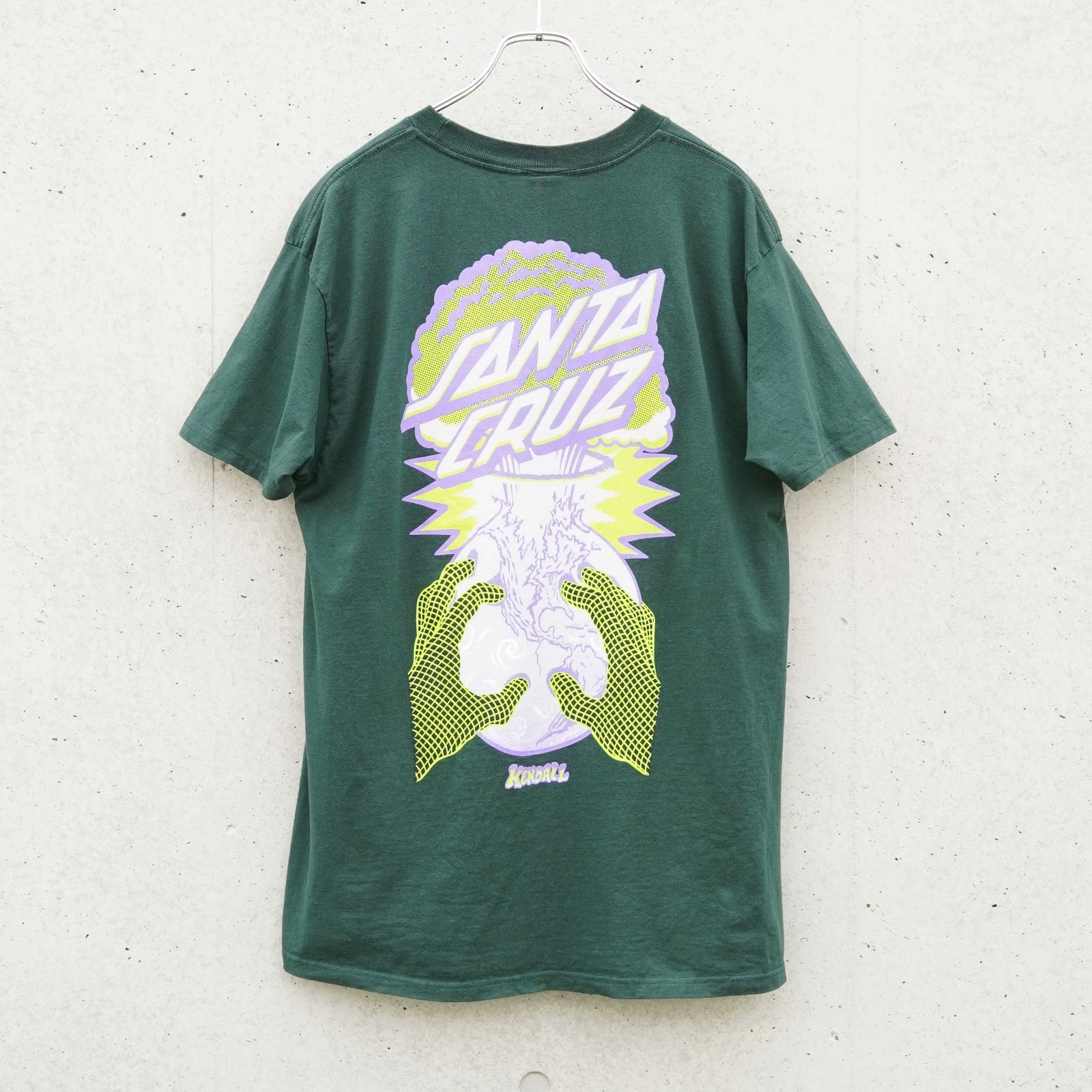 SANTA CRUZ KENDALL EOTW DOT Jeff Kendall Tシャツ L相当 グリーン
