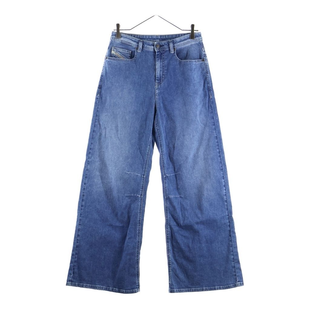 DIESEL (ディーゼル) 2024 P-MIRT-OUT Pマートアウト ルーズフィットジーンズ ジップフライデニムパンツ レディース インディゴ A15956-R68NS