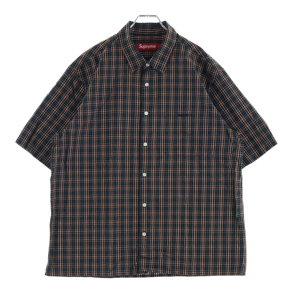 SUPREME (シュプリーム) 26SS 2Mini Plaid Shirt 半袖シャツ ボーダー マルチカラー 22,436円