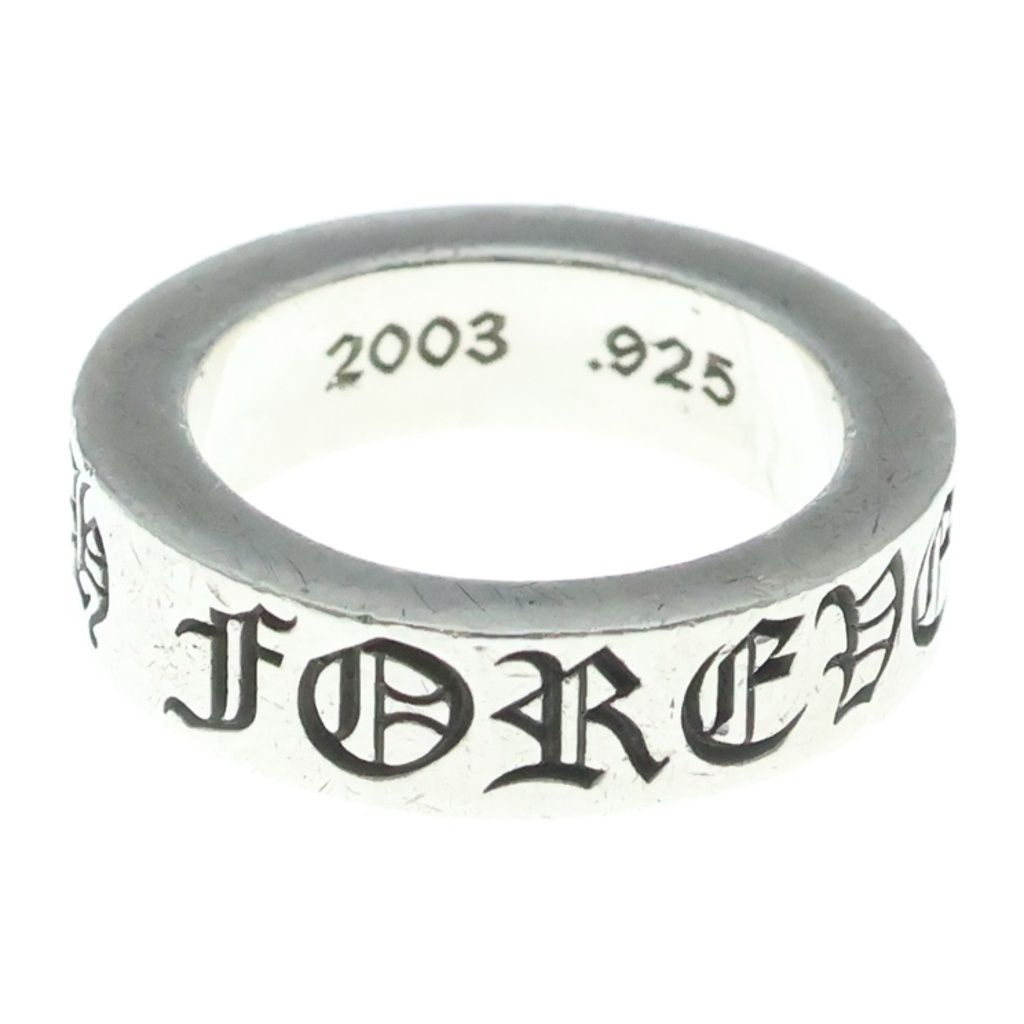 CHROME HEARTS (クロムハーツ) 6mm SPACER FOREVER 6mmスペーサーリング フォーエバーシルバーBCA337