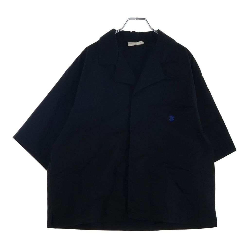 CELINE (セリーヌ) トリオンフ 半袖シャツ ブラック コットン RC0CA204I