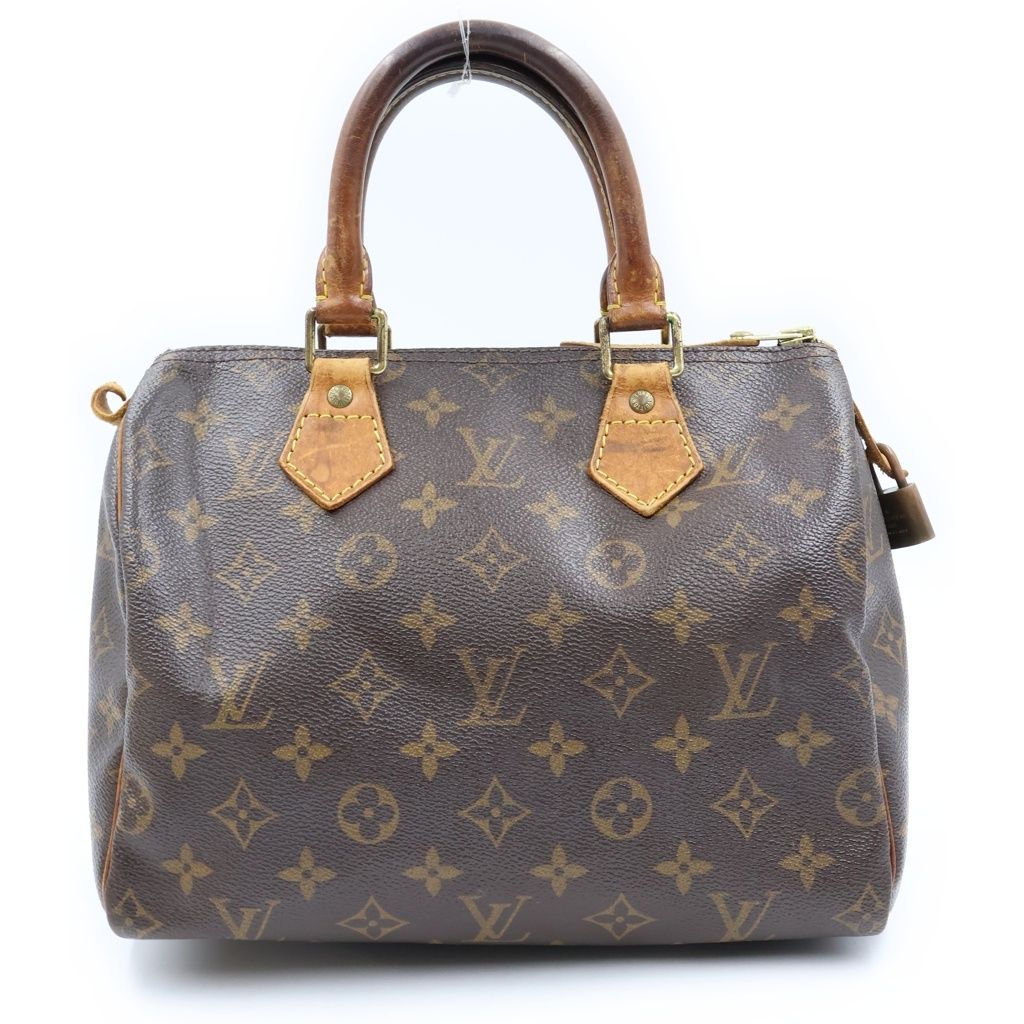 LOUIS VUITTON (ルイヴィトン) モノグラム スピーディ25 ミニボストンバッグ ハンドバッグ ブラウン PVC×レザー M41528 38,610円
