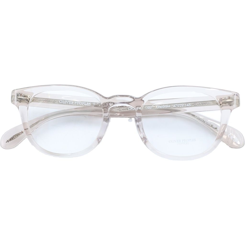 OLIVER PEOPLES (オリバーピープルズ) SHELDRAKE シェルドレイク アジアンフィット ウェリントンフレーム クリアレンズ サングラス メガネ グレー OV5036A 12,243円