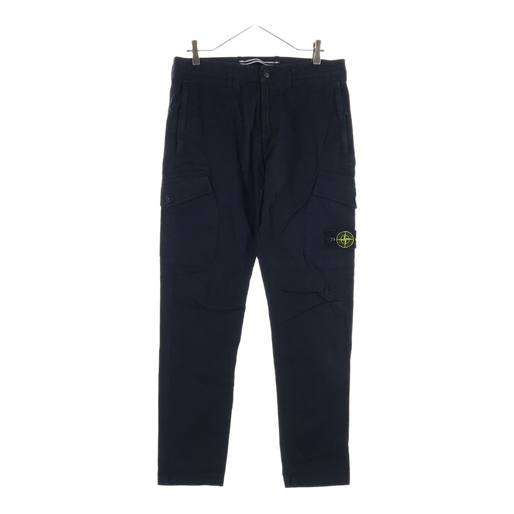 STONE ISLAND (ストーンアイランド) TYPE RE-T Cargo Pants ロゴワッペン カーゴパンツ ブラック 731531310