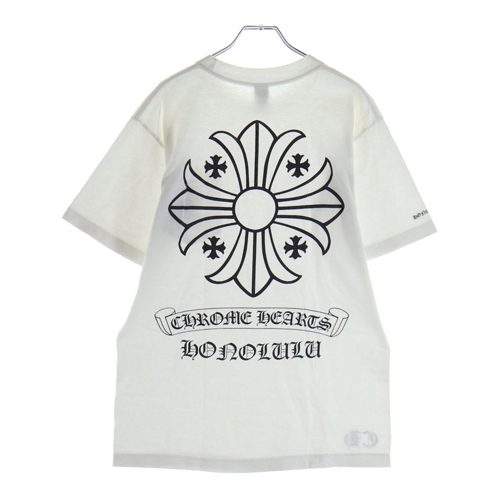 CHROME HEARTS (クロムハーツ) OLD S/S LTD オールド ホノルル限定 CHプラスプリント 半袖Tシャツ