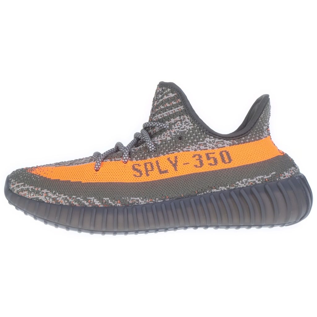 adidas (アディダス) YEEZY BOOST 350 V2 CABON BELUGA HQ7045 イージーブースト カーボン ベルーガ ローカットスニーカー グレー/オレンジ US8.5/26.5cm