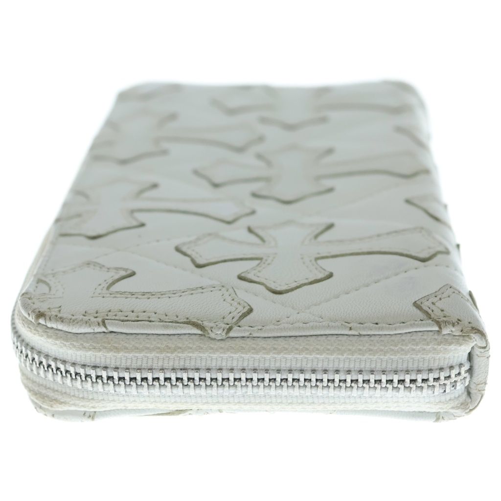 CHROME HEARTS (クロムハーツ) REC F ZIP QUILTED WALLET セメタリー