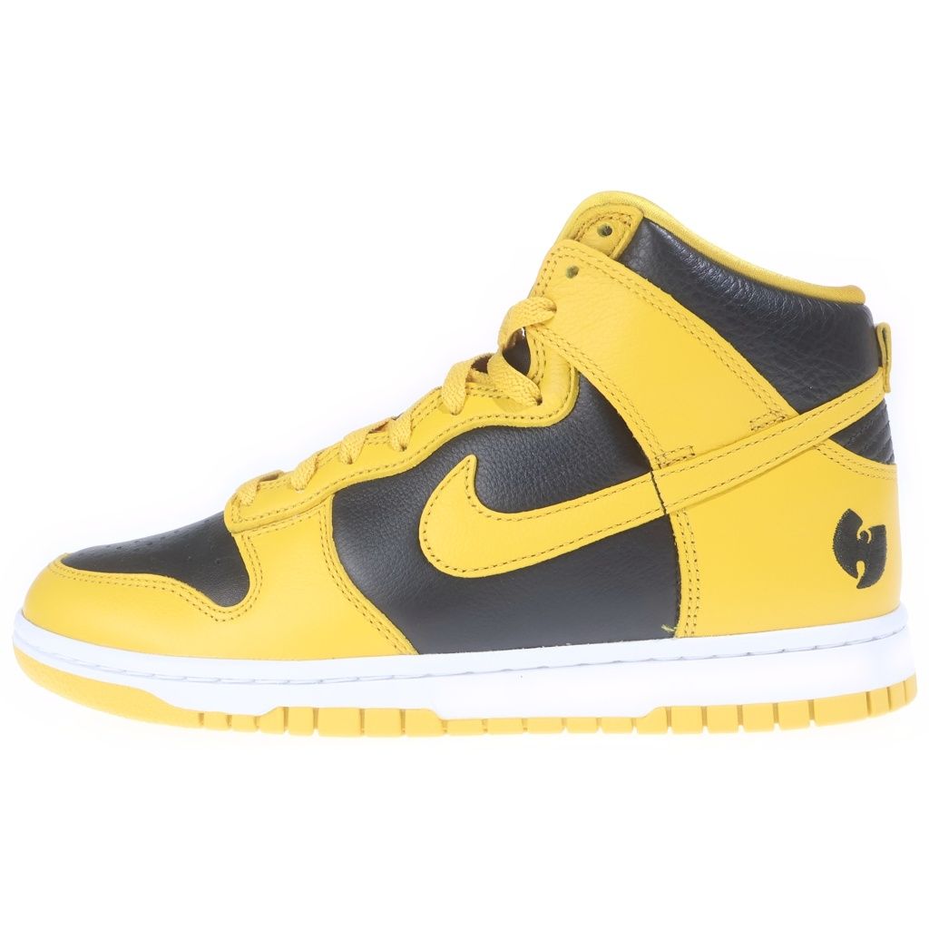 NIKE (ナイキ) ×WU-TANG CLAN DUNK HIGH RETRO PRM ウータンクラン ダンク レトロ ハイカットスニーカー イエロー/ブラック US8.5/26.5cm HJ4320-001