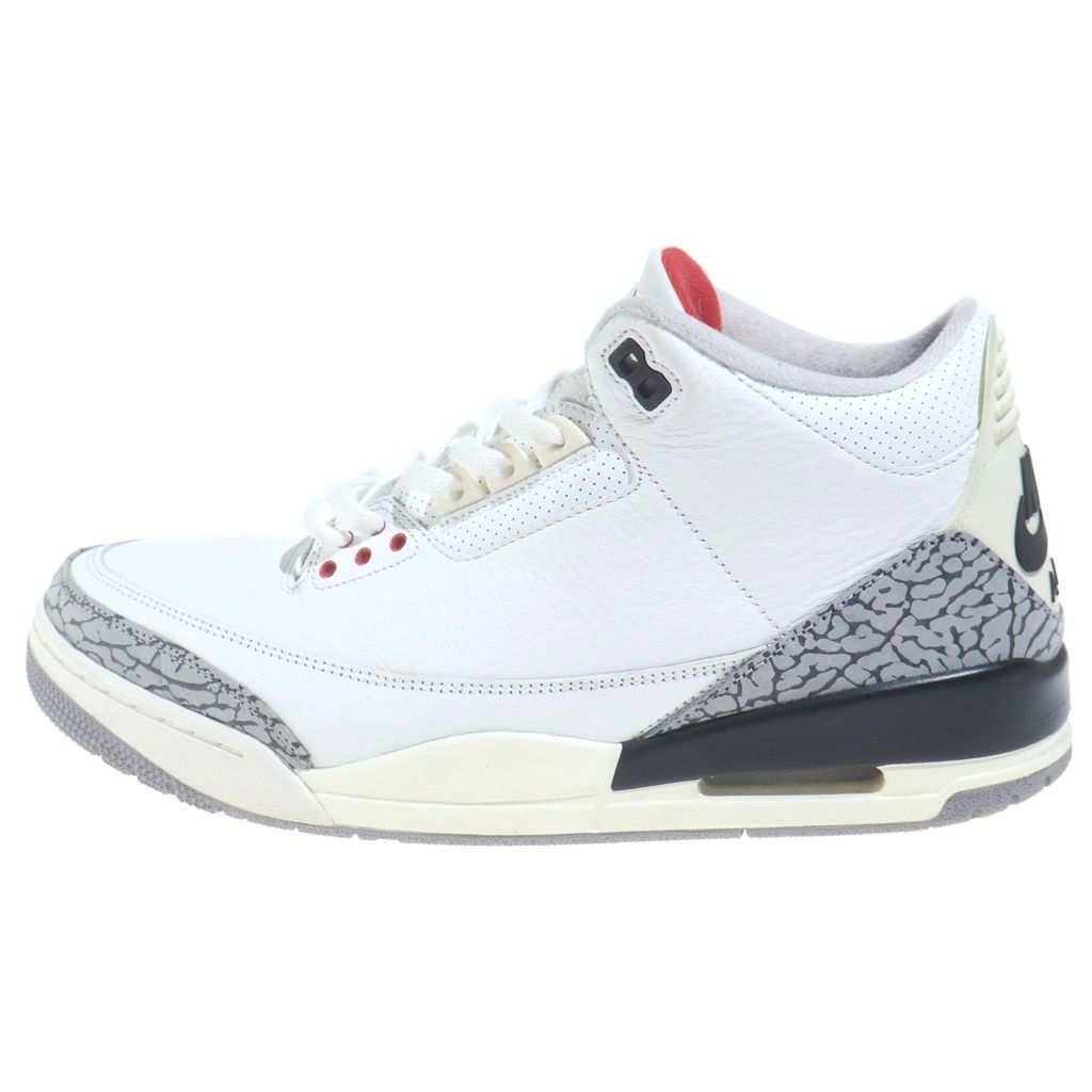 NIKE (ナイキ) AIR JORDAN3 RETRO WHITE CEMENT REIMAGINED エア