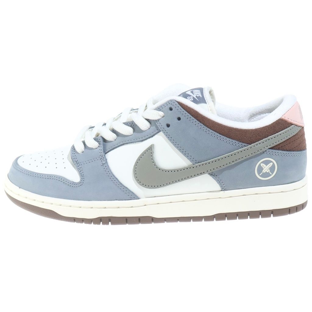 NIKE SB (ナイキエスビー) ×YUTO HORIGOME DUNK LOW PRO QS FQ1180-001 堀米雄斗 ダンク プロ クイックストライク ローカットスニーカー ホワイト/グレー US9.5/27.5cm 29,244円