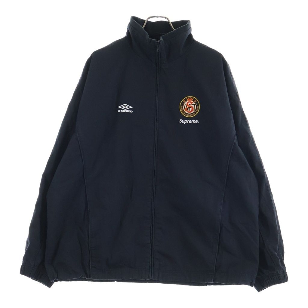 SUPREME (シュプリーム) 26SS ×UMBRO Cotton Ripstop Track Jacket アンブロ ジップアップ コットン リップストップ トラックジャケット ブラック 26,600円