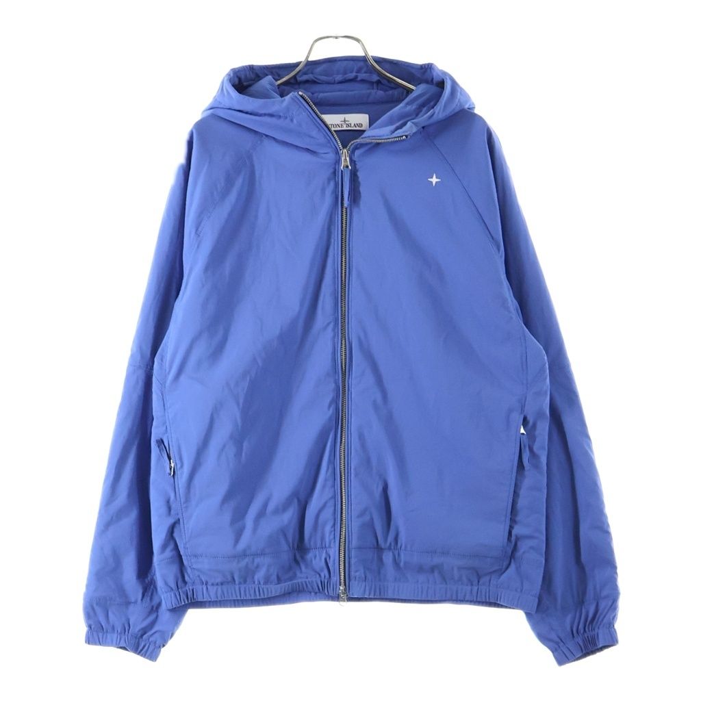 STONE ISLAND (ストーンアイランド) 24AW Comfort Wool SI Stellina Jacket ウール混ナイロンジャケット ライトジャケット スカイブルー 8115415G2