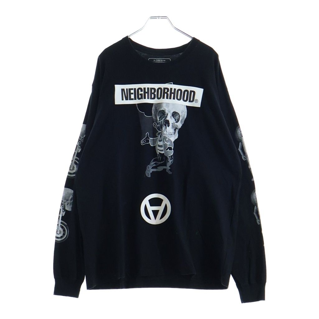 NEIGHBORHOOD (ネイバーフッド) 20SS KOSTAS SEREMETIS NHKS/C-TEE.LS コスタス セレメティス 長袖Tシャツ カットソー ブラック 201PCKSN-LT01S