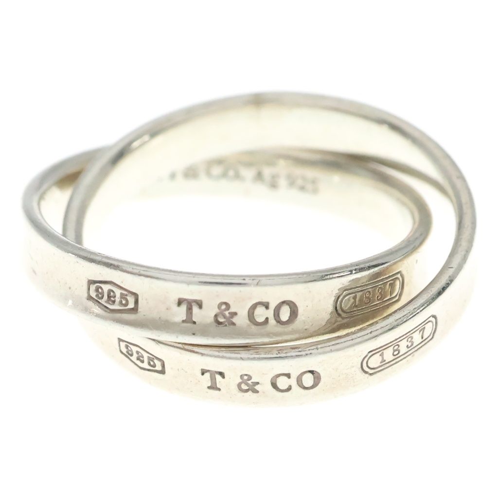 TIFFANY & Co. (ティファニー) インターロッキング サークル リング シルバー #15