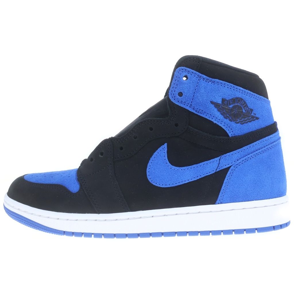NIKE (ナイキ) AIR JORDAN1 RETRO HIGH OG ROYAL REIMAGINED DZ5485-042 エアジョーダン1 レトロ ロイヤル リイマジンド ハイカットスニーカー ブラック/ブルー US9.5/27.5cm 10,643円