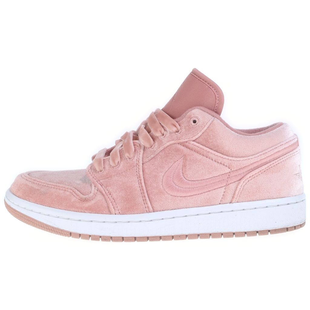 NIKE (ナイキ) WMNS AIR JORDAN LOW Pink Velvet ウィメンズ エアジョーダン 1 ベルベット ローカットスニーカー ピンク US10/27cm DQ8396-600 11,068円