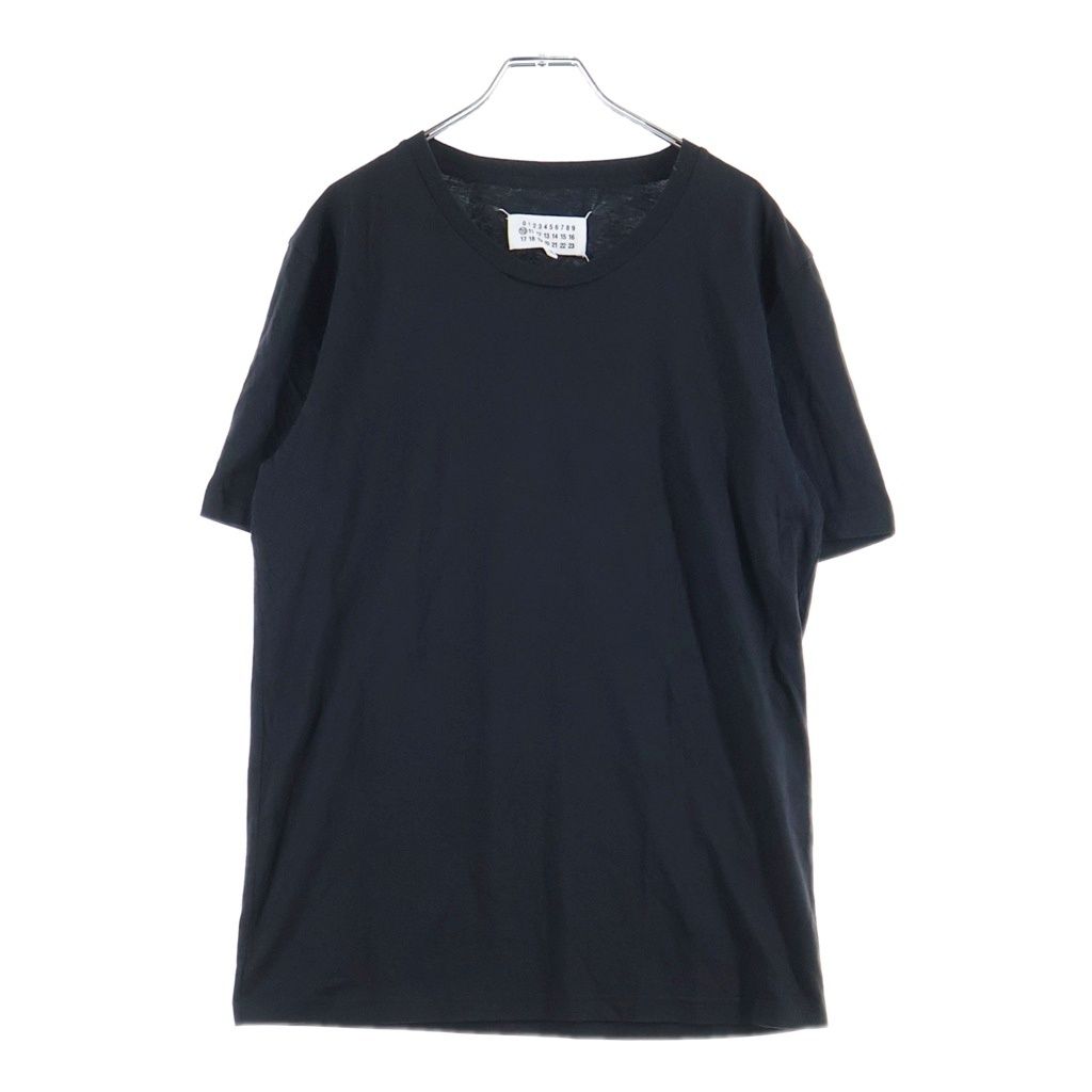 Maison Margiela (メゾンマルジェラ) クルーネック 半袖Tシャツ コットンTシャツ ブラック S50GC0476 9,628円
