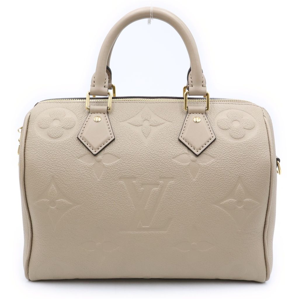 LOUIS VUITTON (ルイヴィトン) モノグラムアンプラント スピーディ バンドリエール25 トゥルトレール 2WAYハンドバッグ ショルダーバッグ ベージュ レザー M59273 ゴールド金具