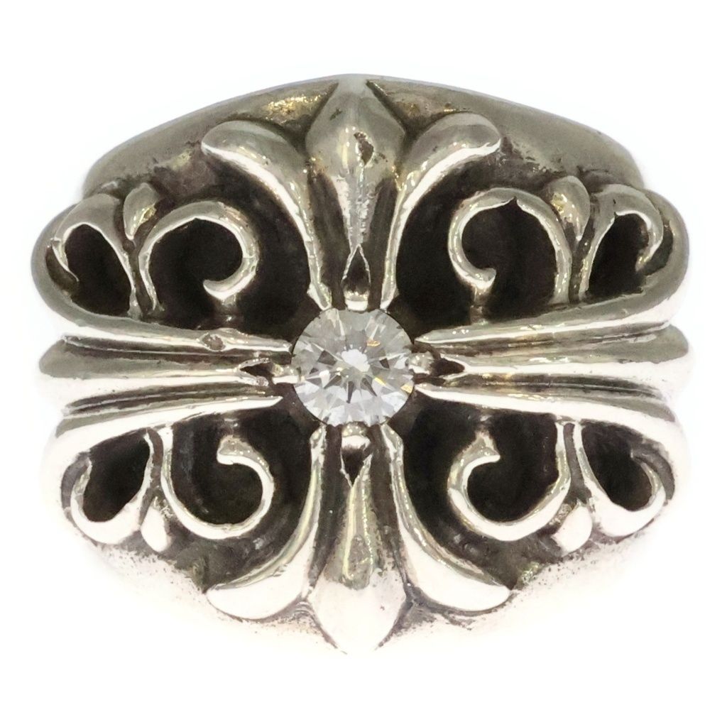 CHROME HEARTS (クロムハーツ) KEEPER RING 1DIA 1ダイヤ キーパーリング シルバー