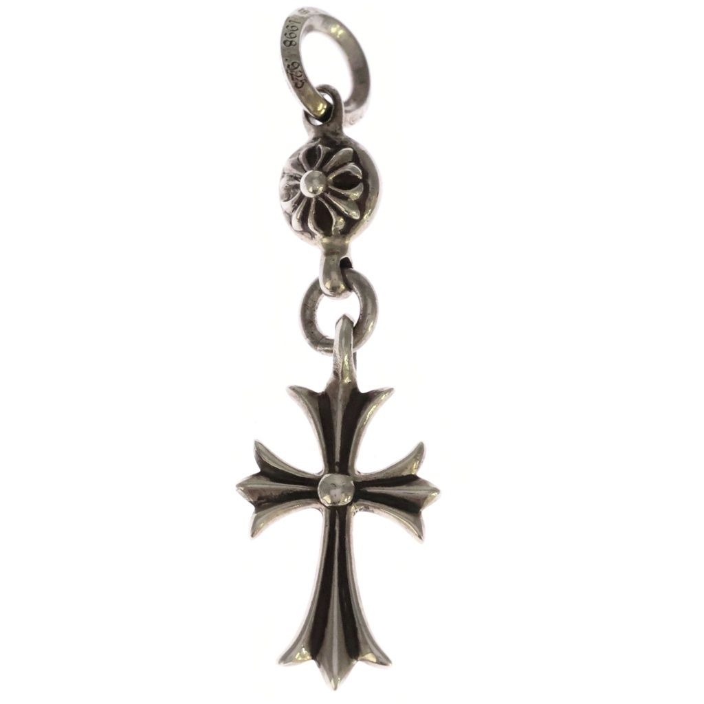 CHROME HEARTS (クロムハーツ) 1B TNY CH CRS 1ボール タイニー CHクロス チャーム ペンダントトップ シルバー