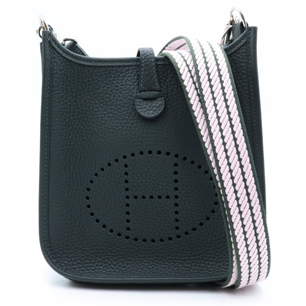 HERMES (エルメス) エヴリンTPM ヴェールグリス トリヨンクレマンス ショルダーバッグ W刻印 シルバー金具