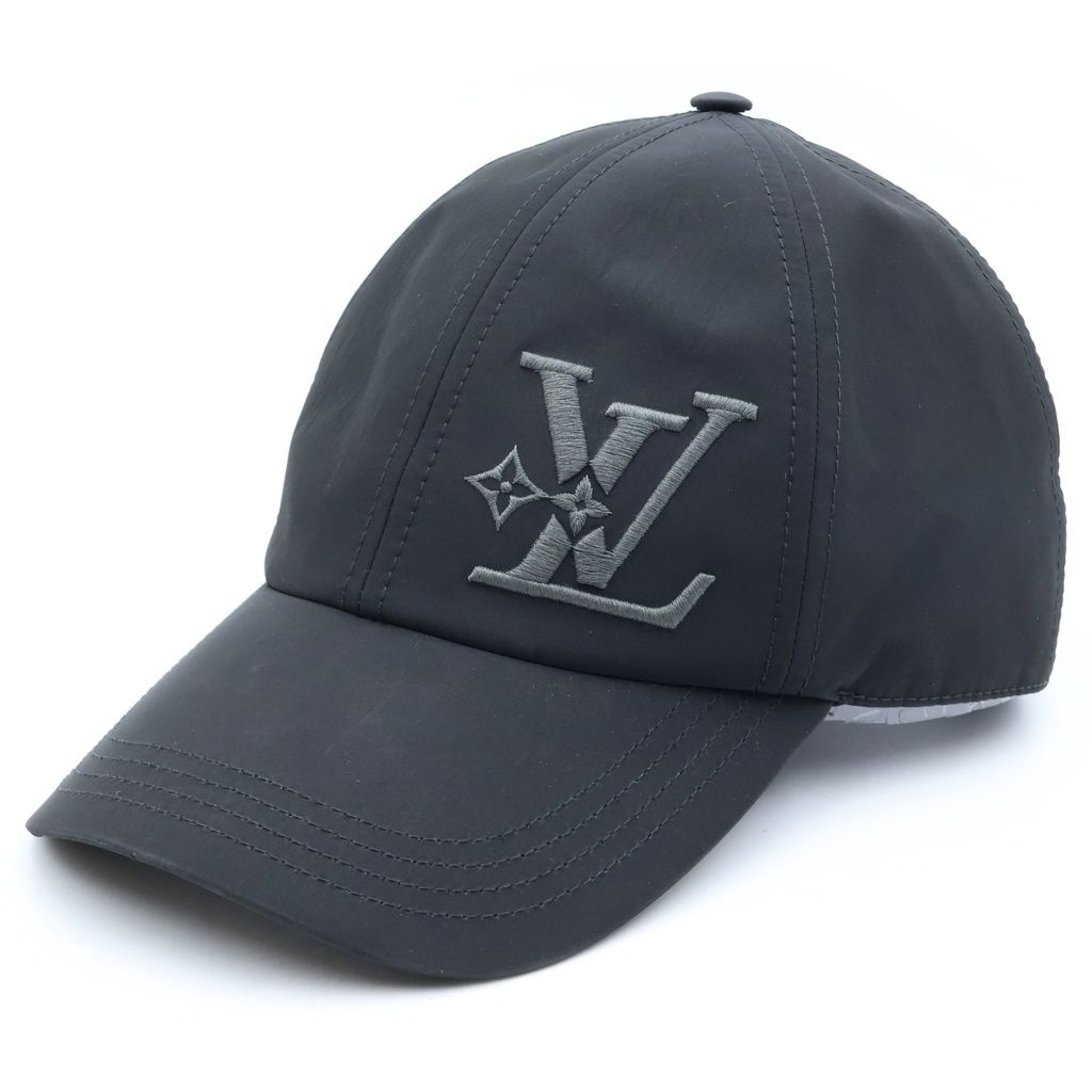 LOUIS VUITTON (ルイヴィトン) 25SS LV スマッシュ レイン キャップ M7714 ブラック