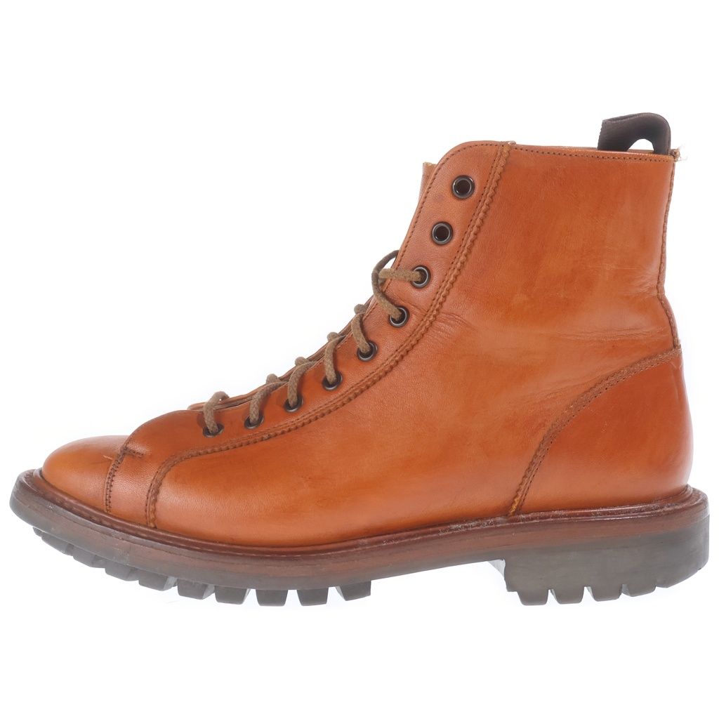 Tricker's (トリッカーズ) MONKEY BOOTS モンキー レザー ハイカットブーツ ブラウン M6077