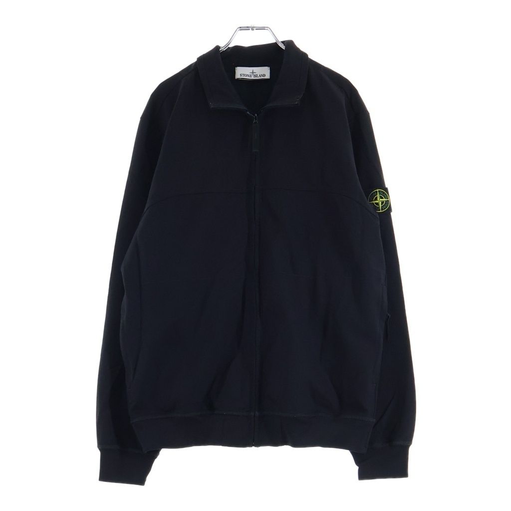 STONE ISLAND (ストーンアイランド) GIUBBOTTO JACKET ロゴワッペン ジュボットジャケット ブラック 801562153
