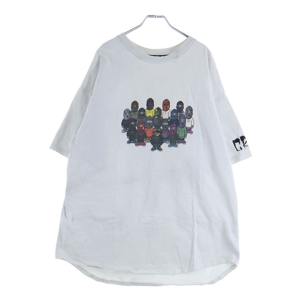 cvtvlist (カタリスト) CREW S/S TEE 2101090307 クループリントクルーネック半袖Tシャツ ホワイト