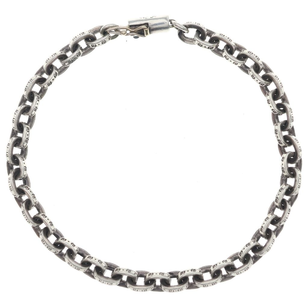CHROME HEARTS (クロムハーツ) PAPER CHAIN ペーパーチェーン ブレスレット シルバー BCA178