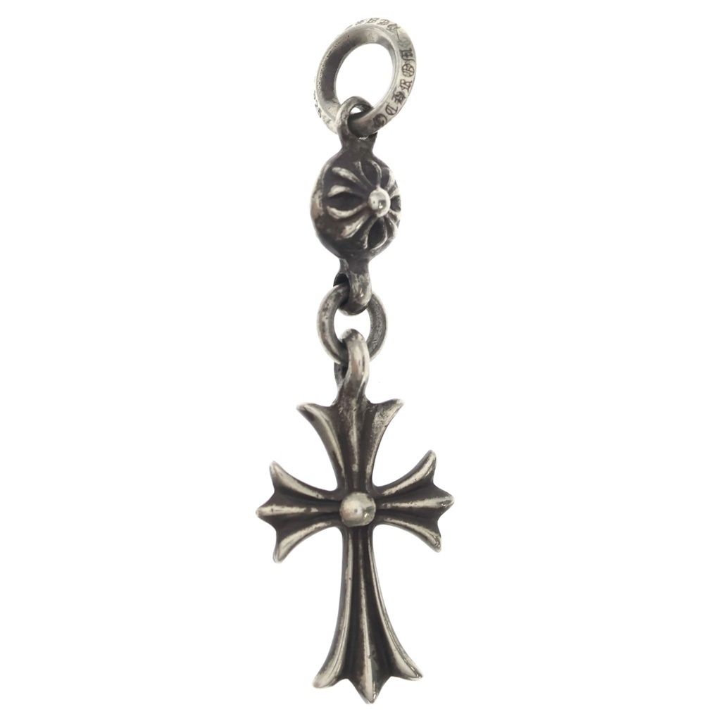 CHROME HEARTS (クロムハーツ) 1B TNY CH CRS 1ボール タイニー CHクロス チャーム ペンダントトップ シルバー BCA197