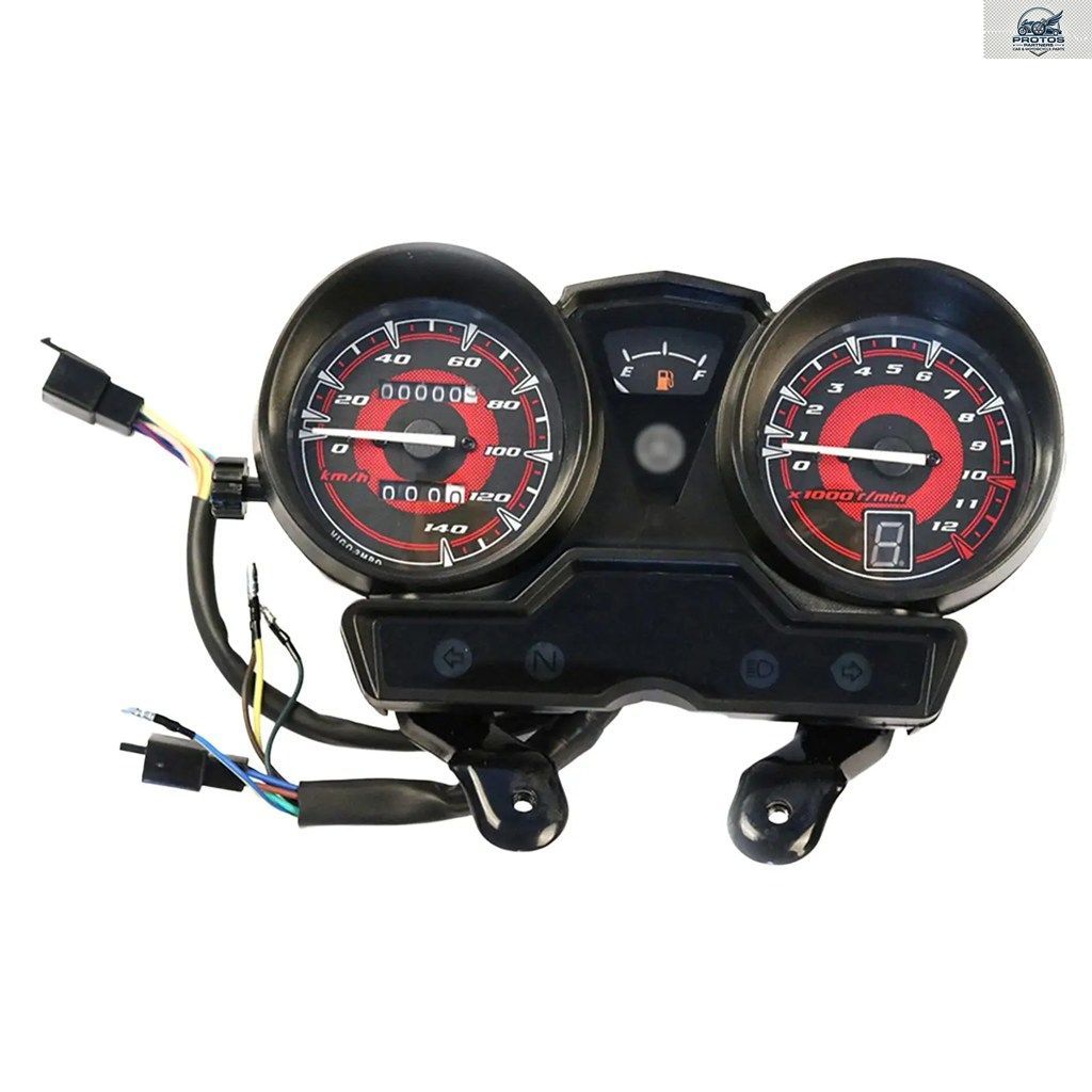 バイク用LEDデジタルスピードメータースピードゲージオドメーターカスタムヤマハYBR125 JYM125アクセサリー