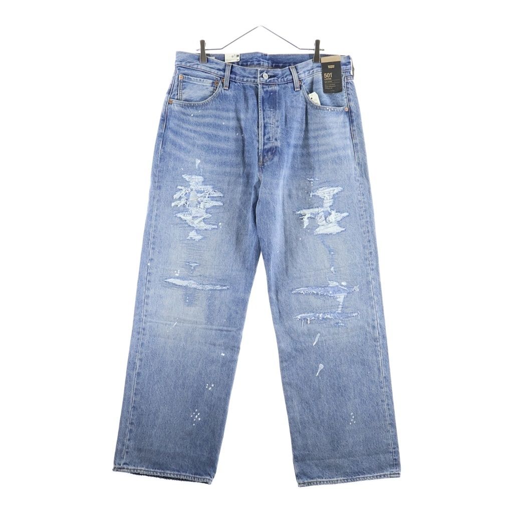Levi's (リーバイス) LIMITED EDITION 501 LOOSE CRASH & REPAIR DENIM ルーズクラッシュ リペアデニムパンツ インディゴ 0057U-0020