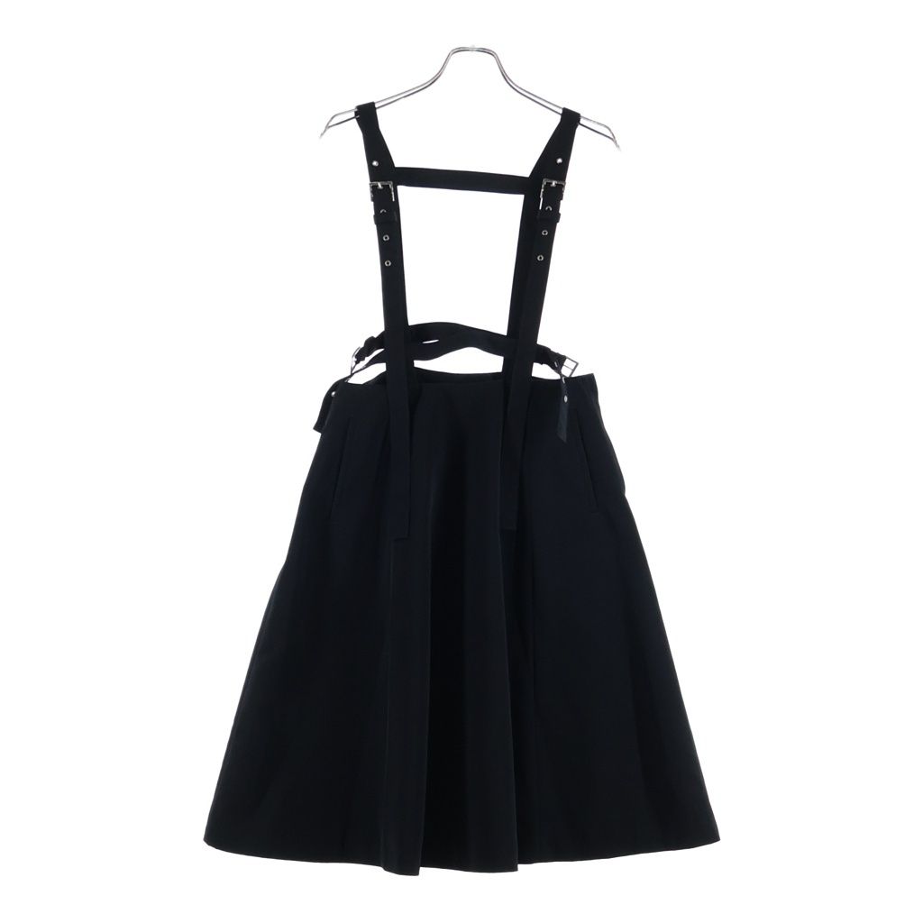 NOIR KEI NINOMIYA (ノワール ケイニノミヤ) オーバーオールスカート サスペンダーレディース ブラック 3A-A004