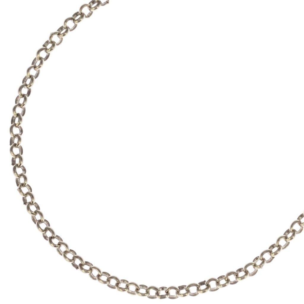 CHROME HEARTS (クロムハーツ) NECKCHAIN R16 ロールチェーンネックレス 16inch シルバー BCA082