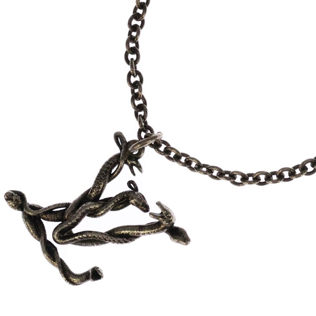 LOUIS VUITTON (ルイヴィトン) LVスネーク ペンダント ネックレス アクセサリー ロゴ シルバー MP2567