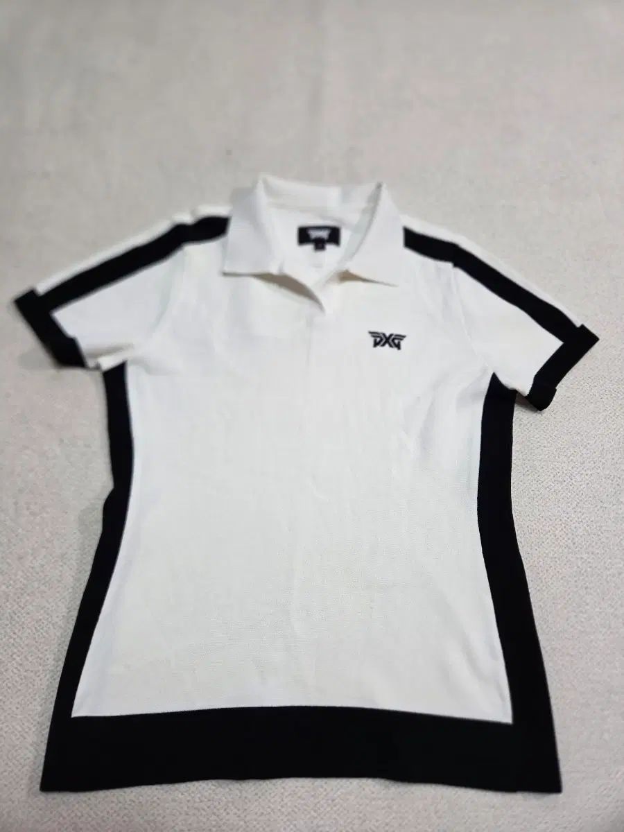 S) PXG ゴルフウェア レディース 半袖 カラーTシャツ 白