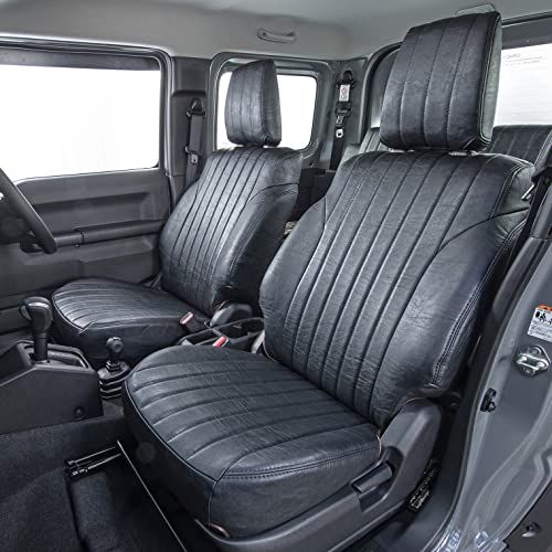 N◆grace(グレイス)クラシックシートカバー JB64ジムニー/JB74ジムニーシエラ (S090-A1 H30.07?R7.11)カラー：ブラック 1列分(※フロントシートのみ) CLA-S090AD1BK d6028d63