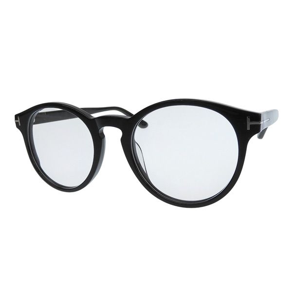 TOM FORD トム フォード TF591 サイズ51□20 145 ボストンシェイプ キーホールブリッジ メガネ サングラス ユニセックス ブラック YB0294 【中古】