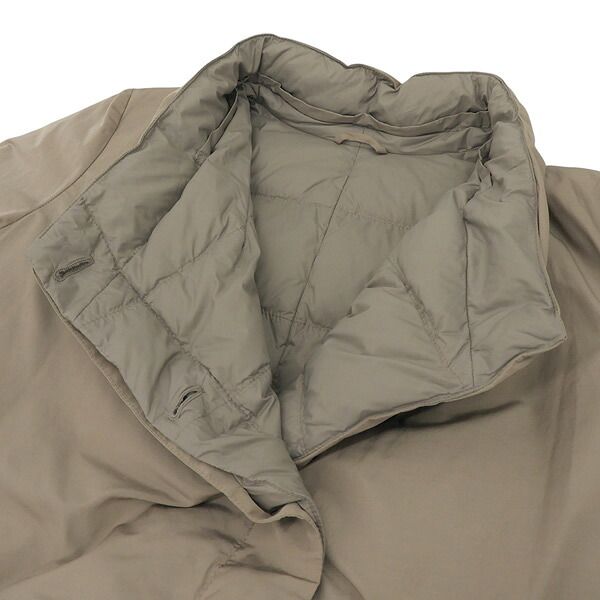 BRUNELLO CUCINELLI ブルネロ クチネリ DE51413 サイズ42 コットン混 無地 シンプル ダウンジャケット コート レディース ブラウン系 YB0297 【中古】