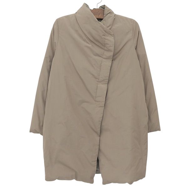 BRUNELLO CUCINELLI ブルネロ クチネリ DE51413 サイズ42 コットン混 無地 シンプル ダウンジャケット コート レディース ブラウン系 YB0297 【中古】