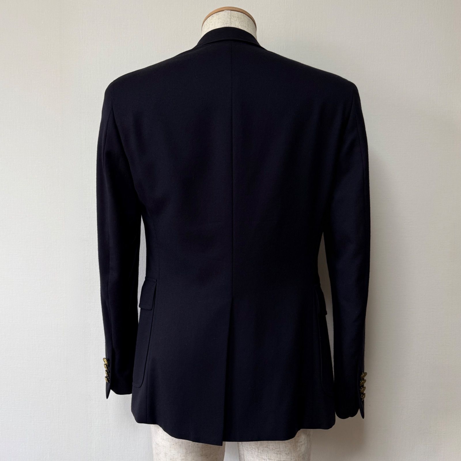 Rugby Ralph Lauren 金釦ブレザー 段返り3B サキソニーウール 総裏 ネイビー サイズ34S (XS相当) / ラグビー ラルフローレン Rugby Ralph Lauren 金釦ブレザー 段返り3B サキソニーウール 総裏 ネイビー サイズ34S (XS相当) / ラグビー ラルフローレン