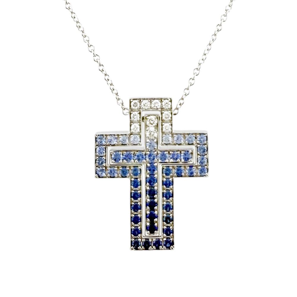 ダミアーニ ベルエポックアイスバーク ネックレス 18金 K18ホワイトゴールド ダイヤモンド レディース Damiani 中古 ダミアーニ