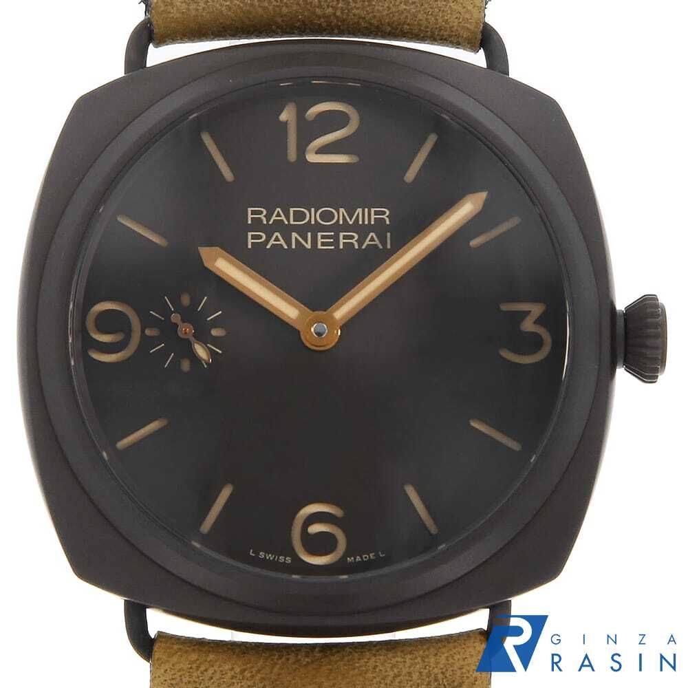 パネライ ラジオミール 3DAYS PAM00504 P番 中古 メンズ