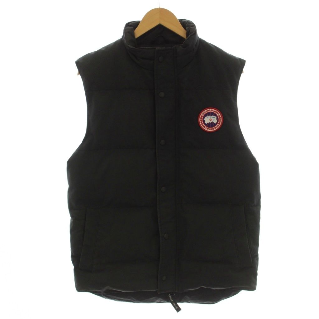 カナダグース CANADA GOOSE マイトランドパーカー MAITLANDPARKA ダウンベスト Ｍ 黒 ブラック 4151M /LP ■GY18